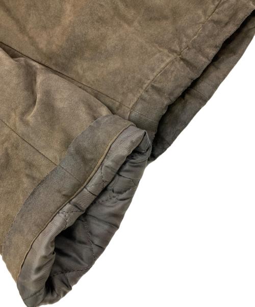 BURBERRY LONDON（バーバリーロンドン）BURBERRY LONDON (バーバリーロンドン) スウェードコート カーキ サイズ:Ｍの古着・服飾アイテム