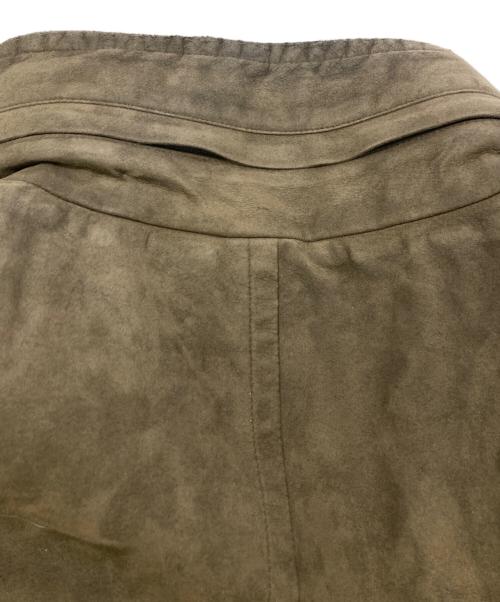 BURBERRY LONDON（バーバリーロンドン）BURBERRY LONDON (バーバリーロンドン) スウェードコート カーキ サイズ:Ｍの古着・服飾アイテム