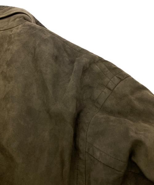 BURBERRY LONDON（バーバリーロンドン）BURBERRY LONDON (バーバリーロンドン) スウェードコート カーキ サイズ:Ｍの古着・服飾アイテム