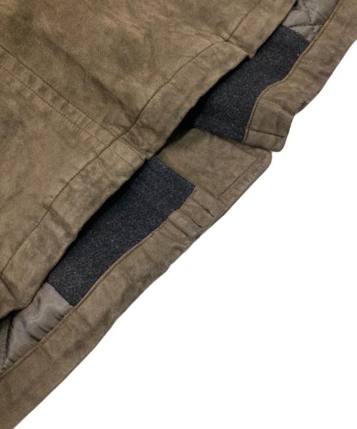 BURBERRY LONDON（バーバリーロンドン）BURBERRY LONDON (バーバリーロンドン) スウェードコート カーキ サイズ:Ｍの古着・服飾アイテム