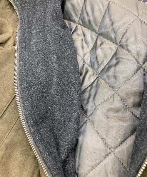 BURBERRY LONDON（バーバリーロンドン）BURBERRY LONDON (バーバリーロンドン) スウェードコート カーキ サイズ:Ｍの古着・服飾アイテム
