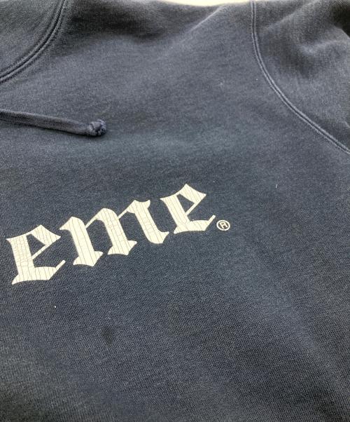 SUPREME（シュプリーム）Supreme (シュプリーム) Washed Old English Hooded Sweatshirt ネイビー サイズ:Mの古着・服飾アイテム