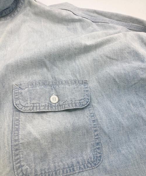 SAINT MICHAEL（セントマイケル）SAINT MICHAEL (セントマイケル) シャンブレーシャツ スカイブルー サイズ:Lの古着・服飾アイテム