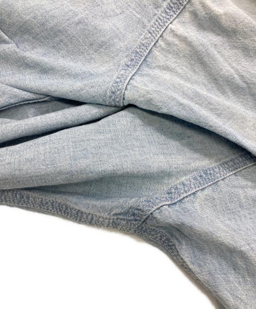 SAINT MICHAEL（セントマイケル）SAINT MICHAEL (セントマイケル) シャンブレーシャツ スカイブルー サイズ:Lの古着・服飾アイテム