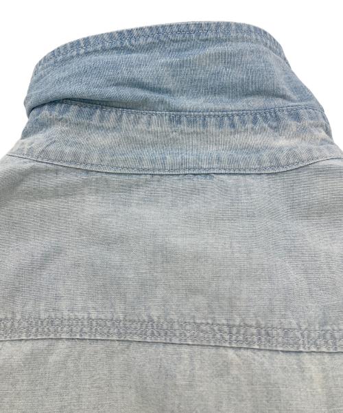 SAINT MICHAEL（セントマイケル）SAINT MICHAEL (セントマイケル) シャンブレーシャツ スカイブルー サイズ:Lの古着・服飾アイテム