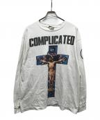 SAINT MICHAELセントマイケル）の古着「KK LS TEE」｜ホワイト