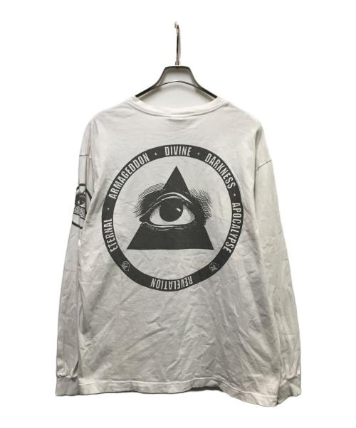 SAINT MICHAEL（セントマイケル）SAINT MICHAEL (セントマイケル) KK LS TEE ホワイト サイズ:Lの古着・服飾アイテム