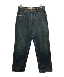 TRIPLE FIVE SOUL（トリプルファイブソウル）の古着「ワイドデニムパンツ」｜インディゴ