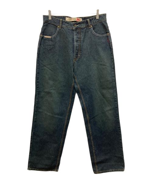 TRIPLE FIVE SOUL（トリプルファイブソウル）TRIPLE FIVE SOUL (トリプルファイブソウル) ワイドデニムパンツ インディゴ サイズ:36の古着・服飾アイテム