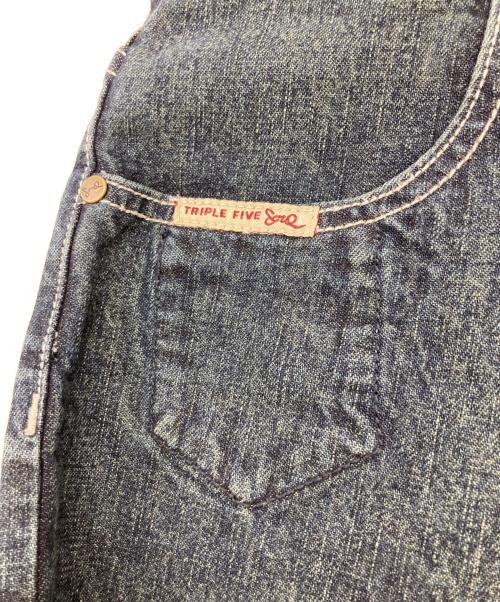 TRIPLE FIVE SOUL（トリプルファイブソウル）TRIPLE FIVE SOUL (トリプルファイブソウル) ワイドデニムパンツ インディゴ サイズ:36の古着・服飾アイテム
