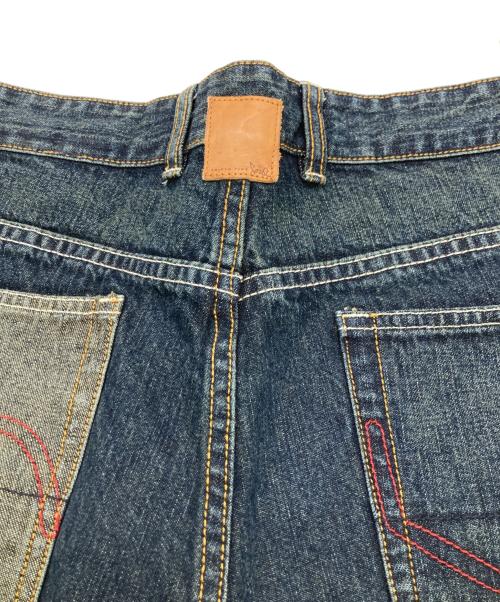 TRIPLE FIVE SOUL（トリプルファイブソウル）TRIPLE FIVE SOUL (トリプルファイブソウル) ワイドデニムパンツ インディゴ サイズ:36の古着・服飾アイテム