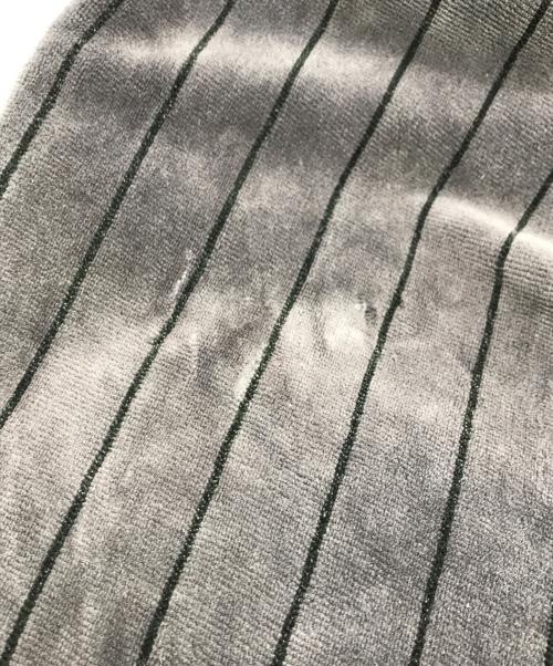 stussy（ステューシー）stussy (ステューシー) 90s ダブルニースウェットベロアパンツ グレー サイズ:XLの古着・服飾アイテム