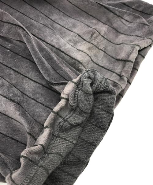 stussy（ステューシー）stussy (ステューシー) 90s ダブルニースウェットベロアパンツ グレー サイズ:XLの古着・服飾アイテム