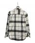 GAP (ギャップ) 90s ヘビーネルシャツ ホワイト×ブラック サイズ:M：6000円