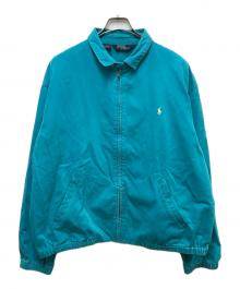 POLO RALPH LAUREN（ポロ・ラルフローレン）の古着「80-90s ポニー刺繍スイングトップ」｜ブルー