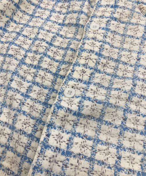 USED（ユーズド）used (ユーズド) 50s-60s ループカラープリントネルシャツ ホワイト サイズ:不明の古着・服飾アイテム