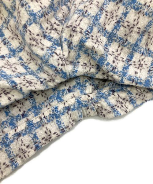 USED（ユーズド）used (ユーズド) 50s-60s ループカラープリントネルシャツ ホワイト サイズ:不明の古着・服飾アイテム