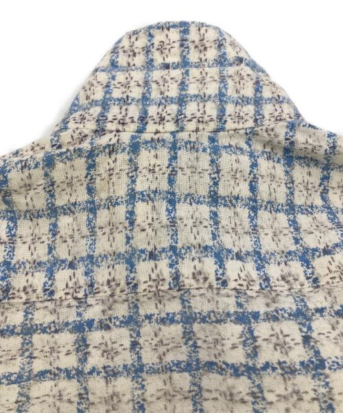 USED（ユーズド）used (ユーズド) 50s-60s ループカラープリントネルシャツ ホワイト サイズ:不明の古着・服飾アイテム