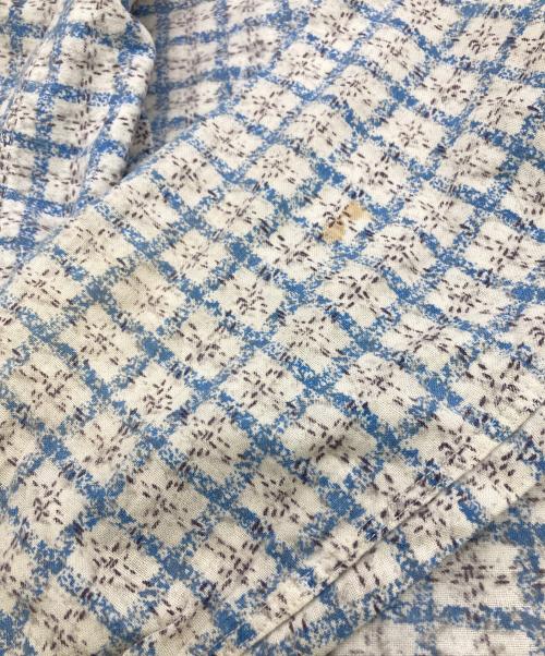 USED（ユーズド）used (ユーズド) 50s-60s ループカラープリントネルシャツ ホワイト サイズ:不明の古着・服飾アイテム