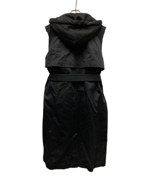 DIESEL（ディーゼル）DIESEL (ディーゼル) G-PHYLLIS ノースリーブトレンチコート ブラック サイズ:XSの古着・服飾アイテム