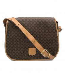 CELINE（セリーヌ）の古着「マカダム柄ショルダーバッグ」｜ブラウン