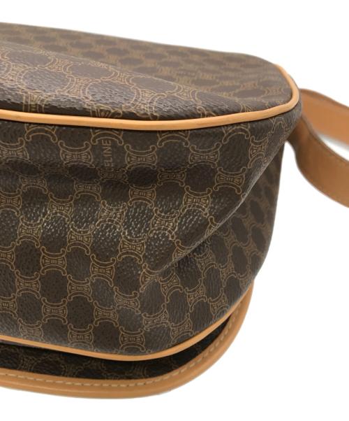 CELINE（セリーヌ）CELINE (セリーヌ) マカダム柄ショルダーバッグ ブラウンの古着・服飾アイテム