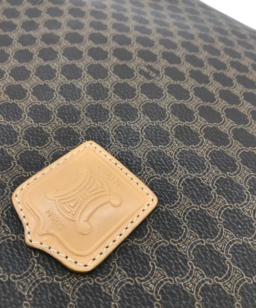 CELINE（セリーヌ）CELINE (セリーヌ) マカダム柄ショルダーバッグ ブラウンの古着・服飾アイテム