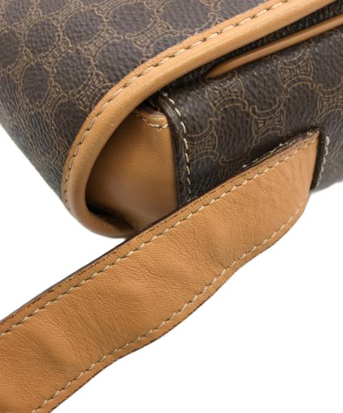 CELINE（セリーヌ）CELINE (セリーヌ) マカダム柄ショルダーバッグ ブラウンの古着・服飾アイテム