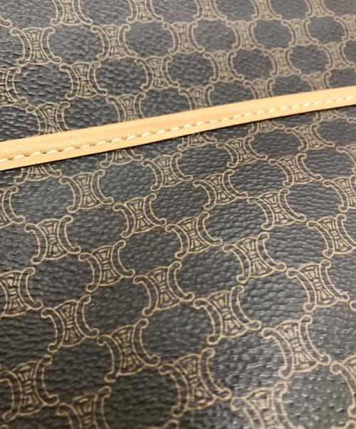 CELINE（セリーヌ）CELINE (セリーヌ) マカダム柄ショルダーバッグ ブラウンの古着・服飾アイテム