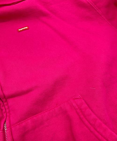 SUPREME（シュプリーム）Supreme (シュプリーム) Small Box Zip Up Hooded Sweatshirt ピンク サイズ:Ｌの古着・服飾アイテム