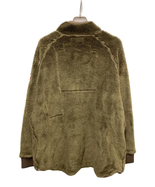 C.E（シーイー）C.E (シーイー) FURRY FLEECE LIGHT JACKET” カーキ サイズ:Mの古着・服飾アイテム