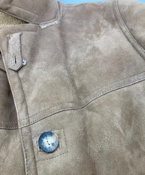 sawyer of napa（ソーヤーオブナパ）Sawyer of Napa (ソーヤーオブナパ) ムートンコート ベージュ サイズ:42の古着・服飾アイテム