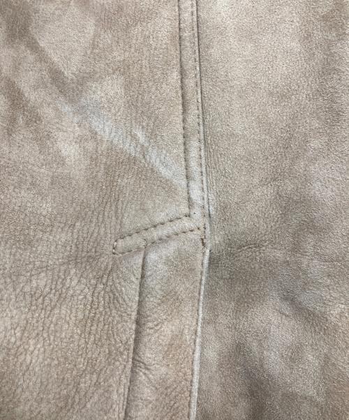 sawyer of napa（ソーヤーオブナパ）Sawyer of Napa (ソーヤーオブナパ) ムートンコート ベージュ サイズ:42の古着・服飾アイテム