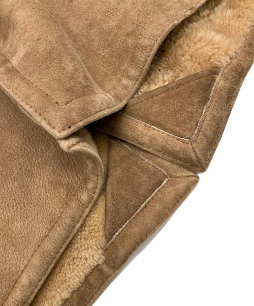 sawyer of napa（ソーヤーオブナパ）Sawyer of Napa (ソーヤーオブナパ) ムートンコート ベージュ サイズ:42の古着・服飾アイテム