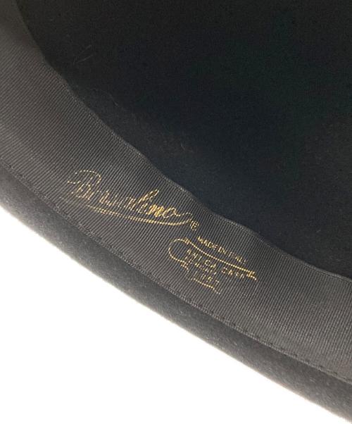 BORSALINO（ボルサリーノ）BORSALINO (ボルサリーノ) ラビットフェルトハット ブラック サイズ:58の古着・服飾アイテム