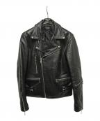 HORN WORKSホーンワークス）の古着「ライダースジャケット」｜ブラック