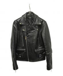 HORN WORKS（ホーンワークス）の古着「ライダースジャケット」｜ブラック