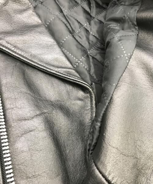 HORN WORKS（ホーンワークス）HORN WORKS (ホーンワークス) ライダースジャケット ブラック サイズ:Ｌの古着・服飾アイテム