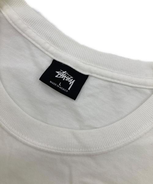 stussy（ステューシー）stussy (ステューシー) StonehengeプリントTシャツ ホワイト サイズ:Lの古着・服飾アイテム