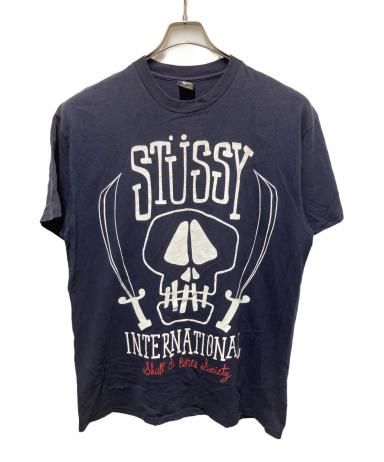 中古・古着通販】stussy (ステューシー) スカルプリントTシャツ