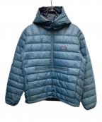 Patagoniaパタゴニア）の古着「Down Sweater Pullover Hoodie」｜ブルー