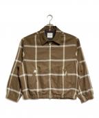 RADIALLラディアル）の古着「ZIP UP JACKET/ジップアップジャケット」｜ブラウン