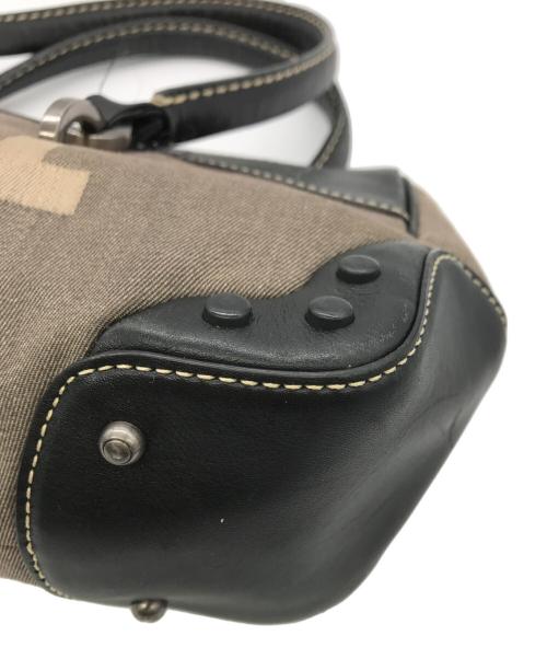 TOD'S（トッズ）TOD'S (トッズ) ワンショルダーバッグ ブラック×ベージュの古着・服飾アイテム