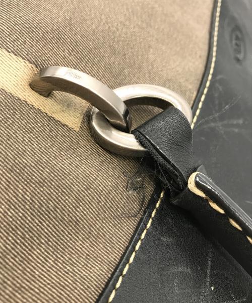 TOD'S（トッズ）TOD'S (トッズ) ワンショルダーバッグ ブラック×ベージュの古着・服飾アイテム