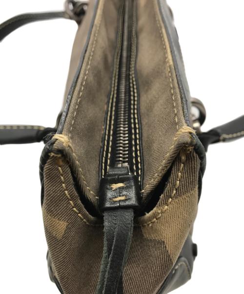 TOD'S（トッズ）TOD'S (トッズ) ワンショルダーバッグ ブラック×ベージュの古着・服飾アイテム