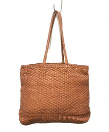 L.L.Bean（エルエルビーン）の古着「80sレザー編込みトートバッグ」｜ブラウン