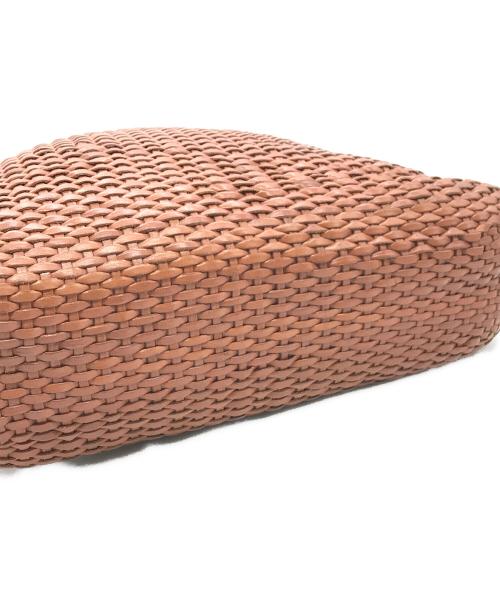 L.L.Bean（エルエルビーン）L.L.Bean (エルエルビーン) 80sレザー編込みトートバッグ ブラウンの古着・服飾アイテム