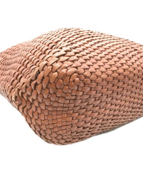 L.L.Bean（エルエルビーン）L.L.Bean (エルエルビーン) 80sレザー編込みトートバッグ ブラウンの古着・服飾アイテム