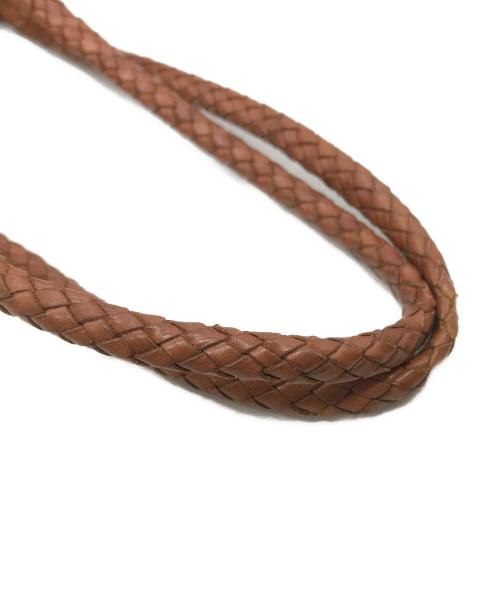 L.L.Bean（エルエルビーン）L.L.Bean (エルエルビーン) 80sレザー編込みトートバッグ ブラウンの古着・服飾アイテム