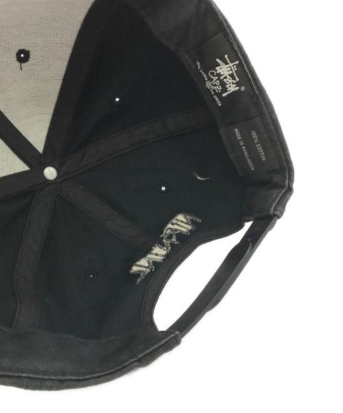 stussy（ステューシー）stussy (ステューシー) キャップ ブラックの古着・服飾アイテム